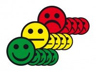 Magnetische smileys 7,5cm