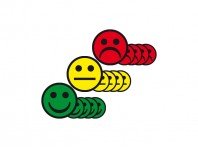 Magnetische smileys 2,5cm