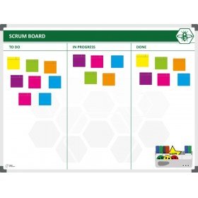 Scrum board maatwerk gemaakt in de Folens huisstijl