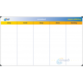 ANWB scrum board: Compleet in passende huisstijl